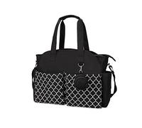 SONARIN Sac à Langer pour Bébé,Sac à Langer Bandoulière Bébé Multifonction Fourre-tout Sac de Maternité Sac à Couches de Voyage avec Sac à Tétine,Grande Capacité pour Maman et Papa(Noir)