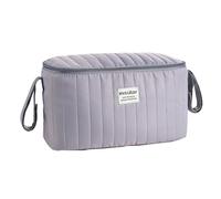 SONARIN Sac de Rangement pour Poussette Imperméable Multifonctionnel Organisateur de Poussette Landau Universel Portable Léger Gris