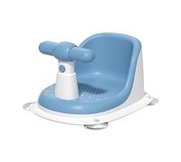 SONARIN Siège de Bain pour Bébé,Anneau de Bain Bébé Antidérapante Siège de Baignoire Siege de Douche Bebe Fauteuil de Bain avec Haut Dossier & 4 Ventouses pour Bébé 6-18 Mois(Bleu)