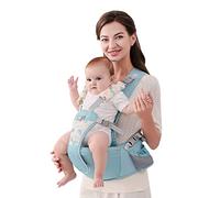 SONARIN Simple Porte-bébé Siège de Hanche, Multifonctionnel Respirant Avant Echarpe de Portage Ventral Ergonomique pour Nouveau-né 0-36 Mois (Vert)