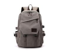 SONARIN Toile Sac à Dos Homme,Grande Capacité Mode Sac à Loisir Sacs à Dos Ordinateur Portable 15,6 Pouces Portables Sacs pour École Travail Voyage Quotidien(Gris)