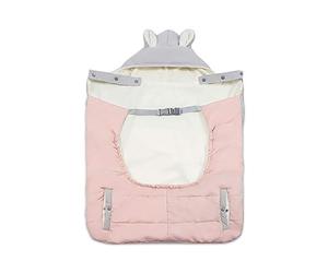 SONARIN Toutes Saisons Housse pour porte-bébé,Housse de Protection,Cape pour hiver chaud, Convient à tout porte-bébé,Coupe vent,Imperméable,Housse d'hiver(Rose)