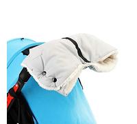 SONARIN Universel Poussette Gants,Poussette Protège Mains,Doux Chaud Coupe-Vent et Imperméable Gant,Hiver Antigel Gants(Gris)