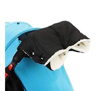 SONARIN Universel Poussette Gants,Poussette Protège Mains,Doux Chaud Coupe-Vent et Imperméable Gant,Hiver Antigel Gants(Noir)