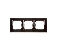 Sonata 5907577450939 Triple cadre en verre noir R-3RGC/32/25 Ospel