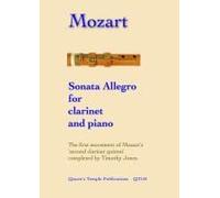 Sonata Allegro For Clarinet & Piano / Book+Part[S]