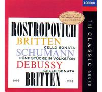 Mstislav Rostropovitch – Violoncelle & piano de Schubert, Schumann & Debussy