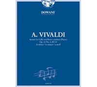 Sonata For Cello And Bc Op.14 No.3,Rv43 In A Minor / Book+Cd