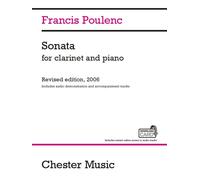 Sonata For Clarinet And Piano Book/Online Audio