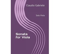 Sonata for Viola: Solo Viola