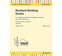 Sonata in E minor - Bernhard Romberg - Schott Student Edition - Cello and Piano - Score and part - (SE 1007) - [Version Originale] Inconnu (Auteur)