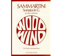 Sammartini G. – Sonata In G – Partition pour hautbois et piano – Chester Music