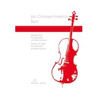 Partitions classique BARENREITER BACH J.C.F. - SONATE G-DUR - VIOLONCELLE ET BASSE CONTINUE Violoncelle
