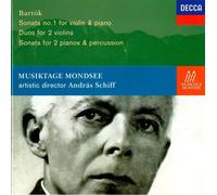 Sonata N°1for Violin & Piano, Duos For 2 Violins, Sonata For 2 Pianos & Percussion