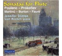 Sonatas for Flûte: Prokofiev, Poulenc, Martinu, Burton, Fauré