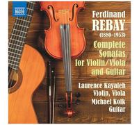 Sonates pour Violon/Alto et Guitare/Intégrale