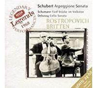 Schubert : Sonate "Arpeggione" - Schumann : Cinq pièces dans le style populaire - Debussy : Sonate pour violoncelle et piano