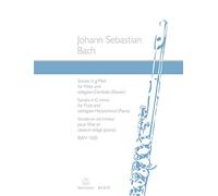 Sonate BWV 1020 en sol mineur --- Flûte et basse continue