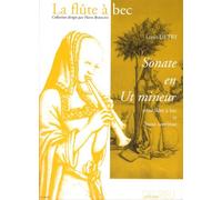Detry Louis - Sonate En Ut Min. - Flute A Bec, Bc