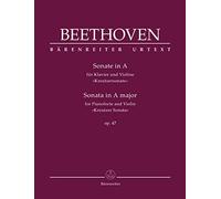 Sonate für Klavier und Violine A-Dur op. 47 ""Kreutzersonate"". Spielpartitur, Stimmen (2), Urtextausgabe. BÄRENREITER URTEXT