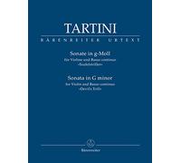 Sonate für Violine und Basso Continuo g-Moll-Teufelstriller.Partitur, Stimmensatz, Urtextausgabe. BÄRENREITER URTEXT [Import]