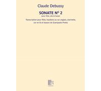 Sonate N. 2 Pour Flûte, Alto & Harpe / Score + Parties
