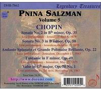 Sonate No. 2 Pus 35, Sonate No. 3 Opus 58, Andante Spianato Et Grande Polonaise Opus 22, Fantaisie Opus 49, Valse No. 1 Opus 70