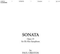 Sonate, op. 19 : pour saxophone alto en mi bémol