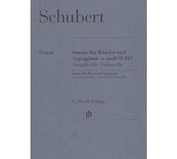 Schubert F. - Sonate pour piano et arpeggione la mineur D.821 (posth.) (version pour violoncelle)