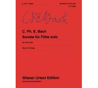 Sonate pour Flûte seule: for Flute solo. Wq 132/H 562. flute.