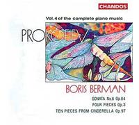 Sonate Pour Piano No. 8, 4 Pieces Op.3, Cendrillon Pour Piano Berman, Piano