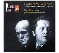 Sonate Pour Violon Et Piano No. 1 Kagan, Violon & Richter, Piano + Chostakovitch