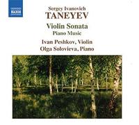 Sergueï Taneyev – Sonate pour violon – CD – NAXOS
