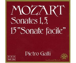 Sonates 1 K279, 5 K283 & 15 K545