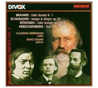 Sonates Et Pieces Pour Violoncelle De Brahms, Schumann, Herezogenberg Et Röntge