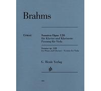 Brahms - Sonatas For Piano And Clarinette Op. 120 - Alto et Piano