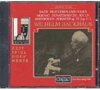 Sonates & Pieces Pour Piano De Bach, Mozart & Beethoven Backhaus, Piano - Enr. 1966