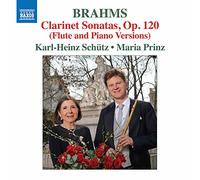 Schutz Prinz - Clarinet Sonatas 120 [Compact Discs]