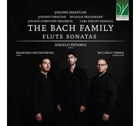 Angelo Patamia, Francesco Maria Mattachione, Ricca – The Bach Family: Flute Sonatas – CD
