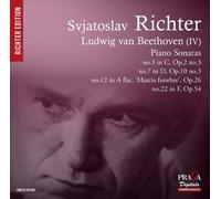 Sonates Pour Piano Iv : N°3 Op.2 N°3, N°7 Op.10 N°3, N°12 (Marche Funèbre) Op.26, N°22 Op.54