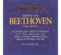 sonates pour Piano n°6, 7, 12, 13, 19 et 20-Andante en FA woO57-rondo en do OP.51, n°1-Lustig