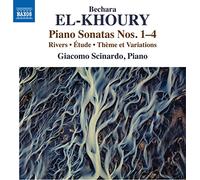 NAXOS - Sonates pour piano Nos 1 à 4 / Rivers / Étude / Thème et Variations