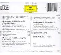 Sonates Pour Piano Nos. 21, 23 & 26 Gilels, Piano