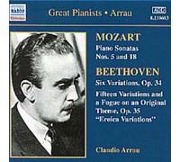 Sonates Pour Piano Nos. 5 & 18 Arrau, Piano - Enr. 1941
