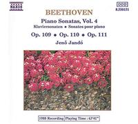 Sonates pour piano op.109, 110 & 111