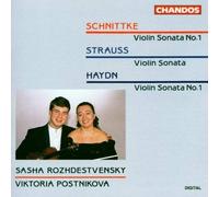 Sonates Pour Violon Et Piano De Schnittke, Strauss & Haydn Rojdestvenski, Violon & Postnikova, Piano