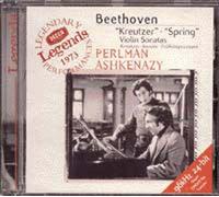 Sonates Pour Violon Et Piano Nos. 5 & 9 Perlman, Violon & Ashkenazy, Piano