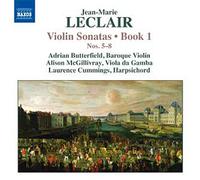 Leclair – Sonates pour violon, Livre 1 (n°5-8) – CD – NAXOS