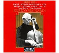 Sonates Pour Violoncelle Et Piano Bwv 1028 Mainardi, Violoncelle & Zecchi, Piano + Reger