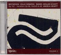 Sonates Pour Violoncelle Vol. 2 : Sonates Opus 102, Variations Opus 66, Woo45 Et 46